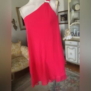 Laundry of Los Angeles beautiful one shoulder dress size 4